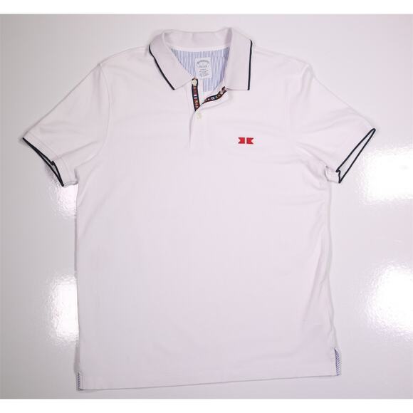 Brooks Brothers 1818 Slim Fit Yachting Polo Shirt Men's Large - Picture 2 of 7